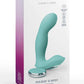 Jimmyjane Pulsus G-Spot Rechargeable Silicone Dual Stimulator with Remote - Teal