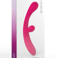 Jimmyjane Reflexx Rabbit 3 Rechargeable Silicone Vibrator - Fuchsia/Pink