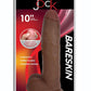 Jock Bareskin Realistic Dong with Balls - Caramel - 10in