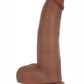 Jock Bareskin Realistic Dong with Balls - Caramel - 8in