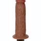 Jock Bareskin Realistic Vibrating Dong - Caramel - 7in