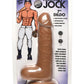Jock Baseball Brian Dildo with Balls - Caramel - 7in