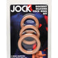 Jock Discrete Silicone Cock Ring - Caramel - Set