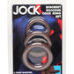 Jock Discrete Silicone Cock Ring - Chocolate - Set