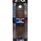 Jock Extra Long Penis Extension Sleeve - Chocolate - 1.5in