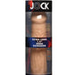 Jock Extra Long Penis Extension Sleeve - Vanilla - 1.5in