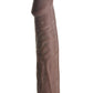 Jock Extra Long Penis Extension Sleeve - Chocolate - 3in