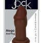 Jock Mega Penis Head Anal Plug - Chocolate