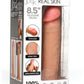 Jock Real Skin Silicone Dildo - Vanilla - 8.5in