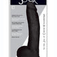 Jock Realistic Dildo with Balls - Black - 10in
