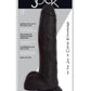 Jock Realistic Dong with Balls - Black - 11in