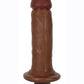 Jock Vibrating Dildo - Caramel - 6in