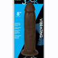 Jock Vibrating Dildo - Chocolate - 8in