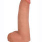 Jock Vibrating Dildo with Balls - Vanilla - 8in