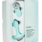 Jopen Pave Audrey Rechargeable Silicone Vibrating Probe with Crystals and Remote Control - Teal