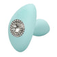 Jopen Pave Audrey Rechargeable Silicone Vibrating Probe with Crystals and Remote Control