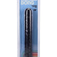 Jr. Veined Double Header Dildo - Black - 12in