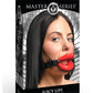 Juicy Lips Silicone Open Mouth Gag - Red