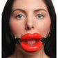Juicy Lips Silicone Open Mouth Gag