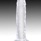 King Cock Dildo - Clear - 6in