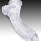 King Cock Dildo with Balls - Clear - 7.5in