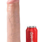 King Cock Dildo - Vanilla - 12in