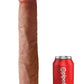 King Cock Dildo - Caramel - 13in