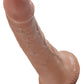 King Cock Dildo - Caramel - 6in