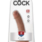 King Cock Dildo - Caramel - 6in