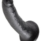 King Cock Dildo - Black - 7in