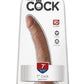 King Cock Dildo - Caramel - 7in