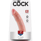 King Cock Dildo - Flesh/Vanilla - 7in