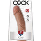 King Cock Dildo - Caramel - 8in
