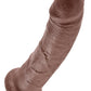 King Cock Dildo - Chocolate - 8in