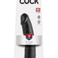 King Cock Dildo - Black - 9in
