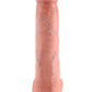 King Cock Dildo with Balls - Vanilla - 11in