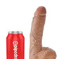 King Cock Dildo with Balls