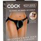 King Cock Elite Beginner's Body Dock Harness System - Black