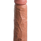King Cock Elite Dual Density Silicone Dildo - Caramel - 8in