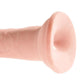 King Cock Plus Triple Density Dildo - Vanilla - 8in