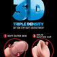 King Cock Plus Triple Density Dildo with Balls - Vanilla - 5in
