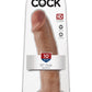 King Cock Realistic Dildo - Tan - 10in