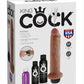 King Cock Squirting Cock Kits - Tan - 7in