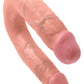 King Cock U-Shaped Medium Double Trouble Dildo