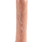 King Cock Uncut Cock Dildo - Vanilla - 7in