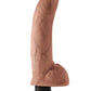 King Cock Vibrating Dildo with Balls