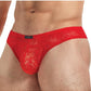 Lace King Lace Bikini - Red - Large/XLarge