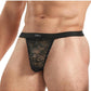 Lace King Lace G-String - Black - Large/Medium