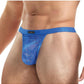 Lace King Lace G-String - Blue - Large/Medium
