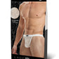 Lace King Lace G-String - White - Medium/Small